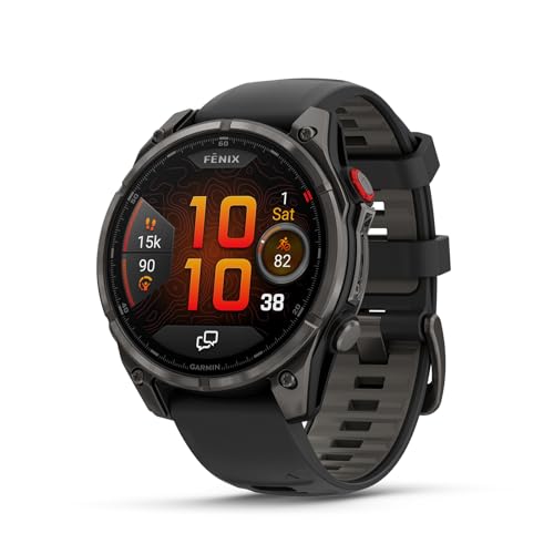 Garmin fēnix 8 Pro 51mm AMOLED Multisport GPS Smartwatch Titanium Graphite/Black