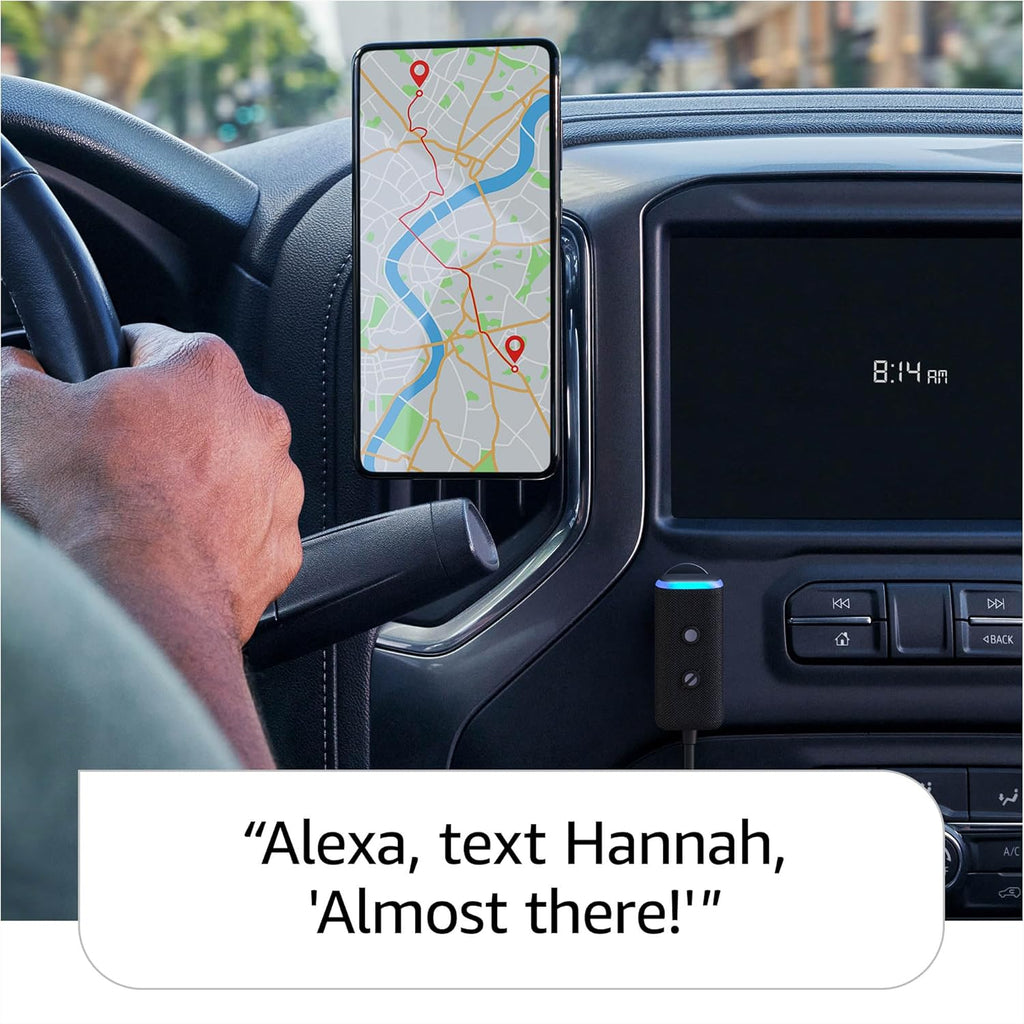 Amazon Echo Auto Hands-Free Alexa Accessory for Car with Fast Charger